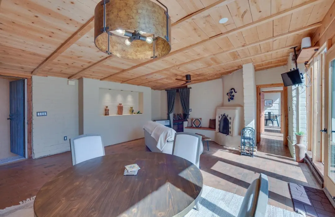 Adobe Cottage W/ Patios In South Santa Fe-1
